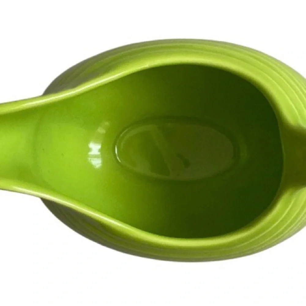 Fiesta (Fiestaware) Sauceboat, Chartreuse or Lemongrass glaze pristine condition